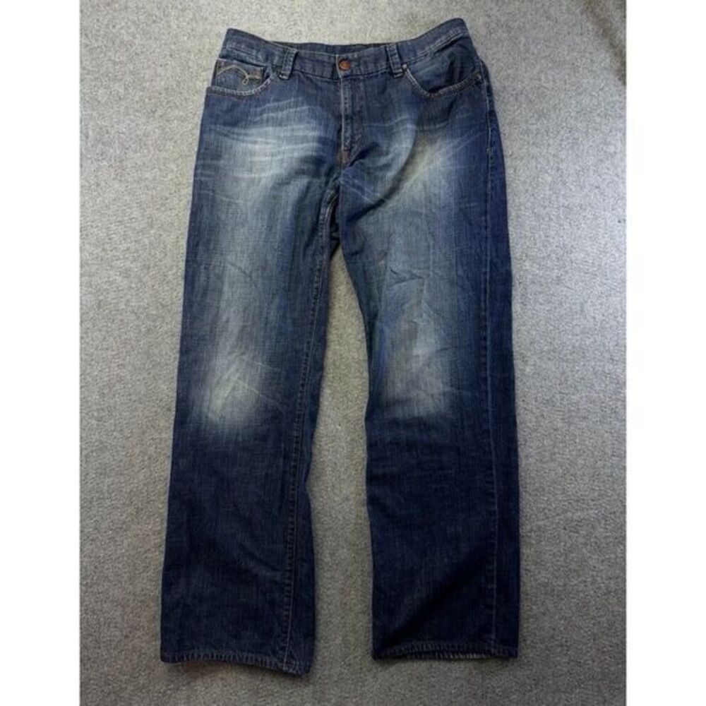 Mavi Jeans Men's 34x31 Marco Denim Regular Cut Relaxed Wide Streetware